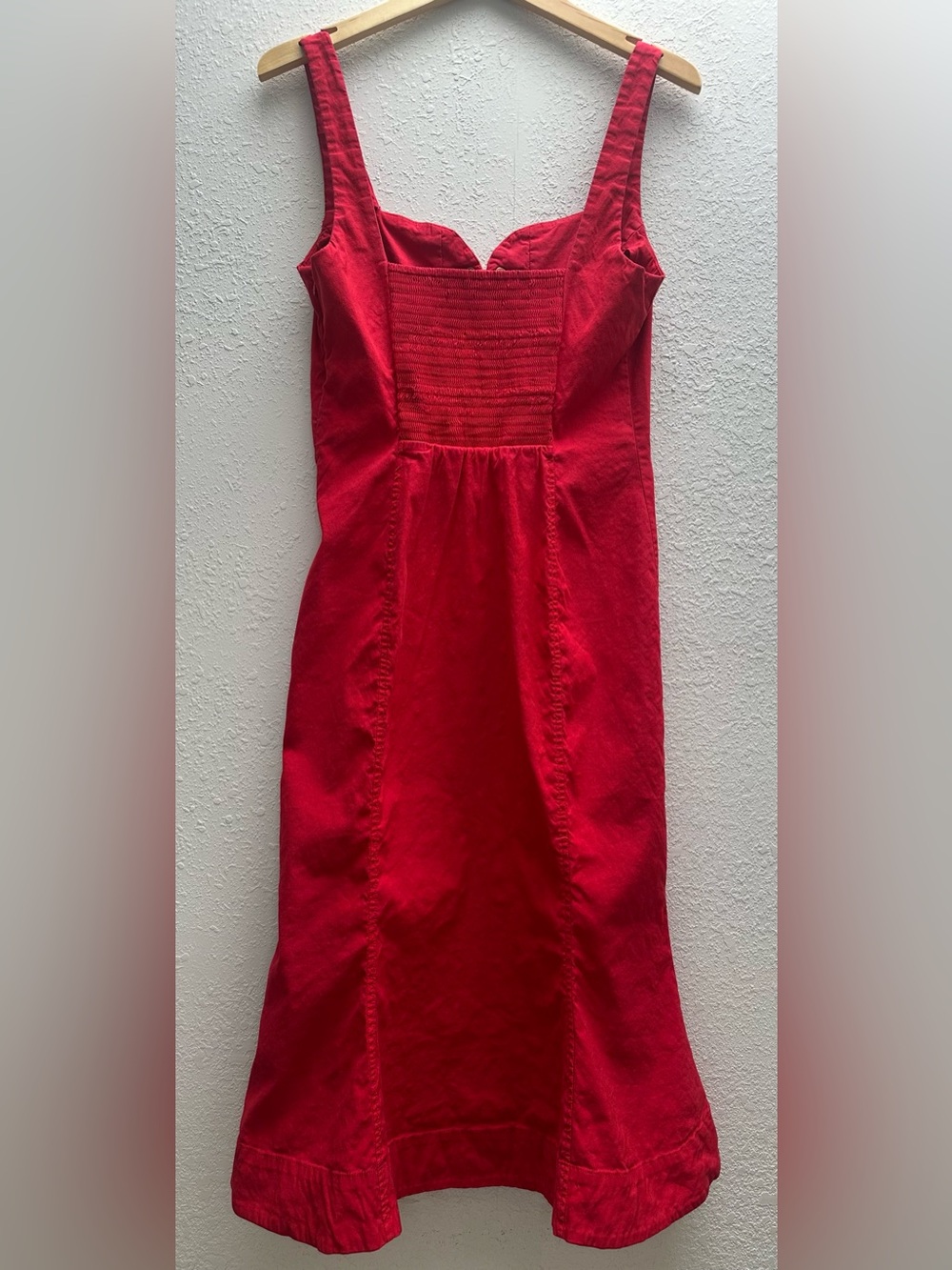 by Anthropologie Red Sweetheart Bow-Detail Sheath Dress - Picture 4 of 8